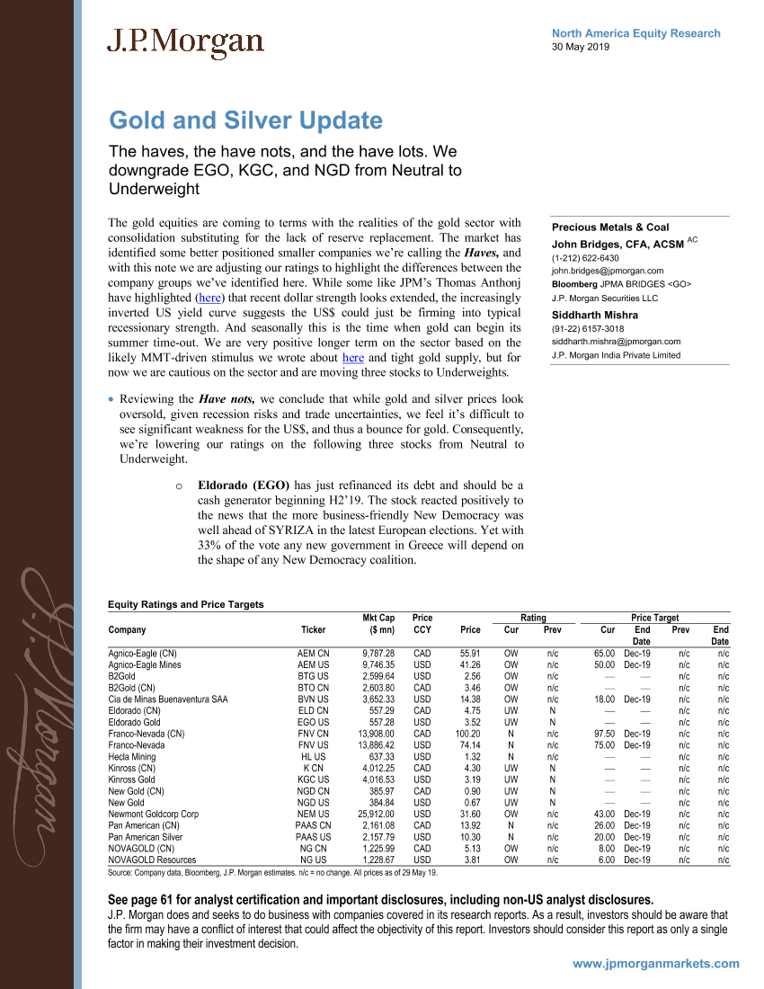 J.P. 摩根-美股-贵金属行业-贵金属市场投资策略：黄金与银更新-2019.5.30-64页J.P. 摩根-美股-贵金属行业-贵金属市场投资策略：黄金与银更新-2019.5.30-64页_1.png